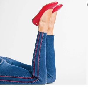 Hush Puppies Chaste Ballet Flats Red Size 7.5